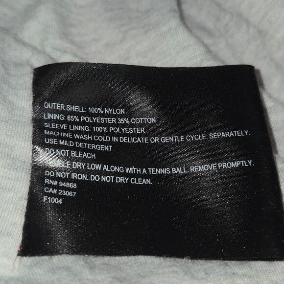 Bernardo Medium Full Face Zipper Hood Nylon Jacket Windbreaker Coral Outdoors - Picture 13 of 14